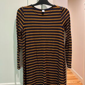 OLD NAVY • WOMENS • DRESS • NAVY STRIPES • SMALL